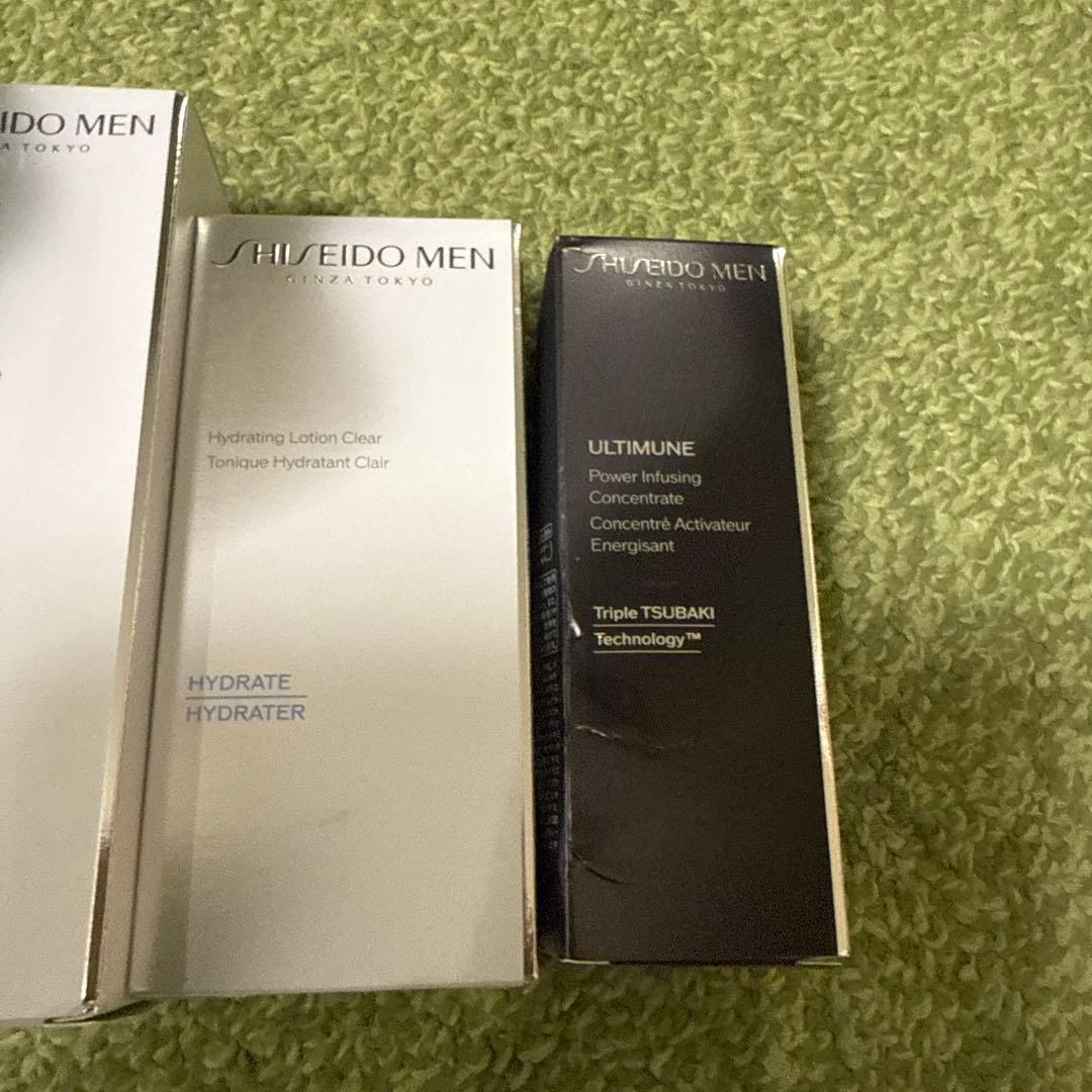 未使用SHISEIDO MEN 3点セット。洗顔・ローション・美容液