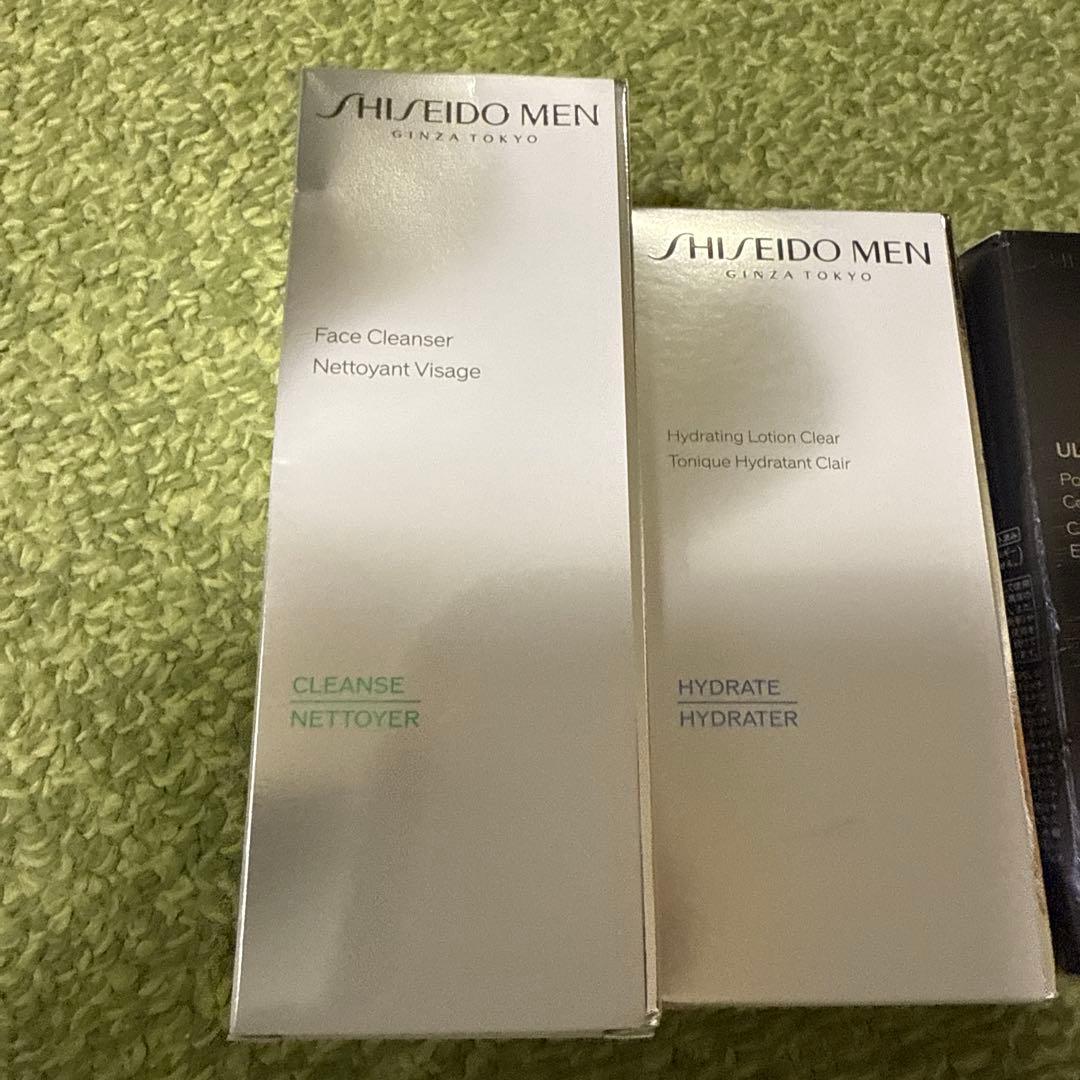 未使用SHISEIDO MEN 3点セット。洗顔・ローション・美容液
