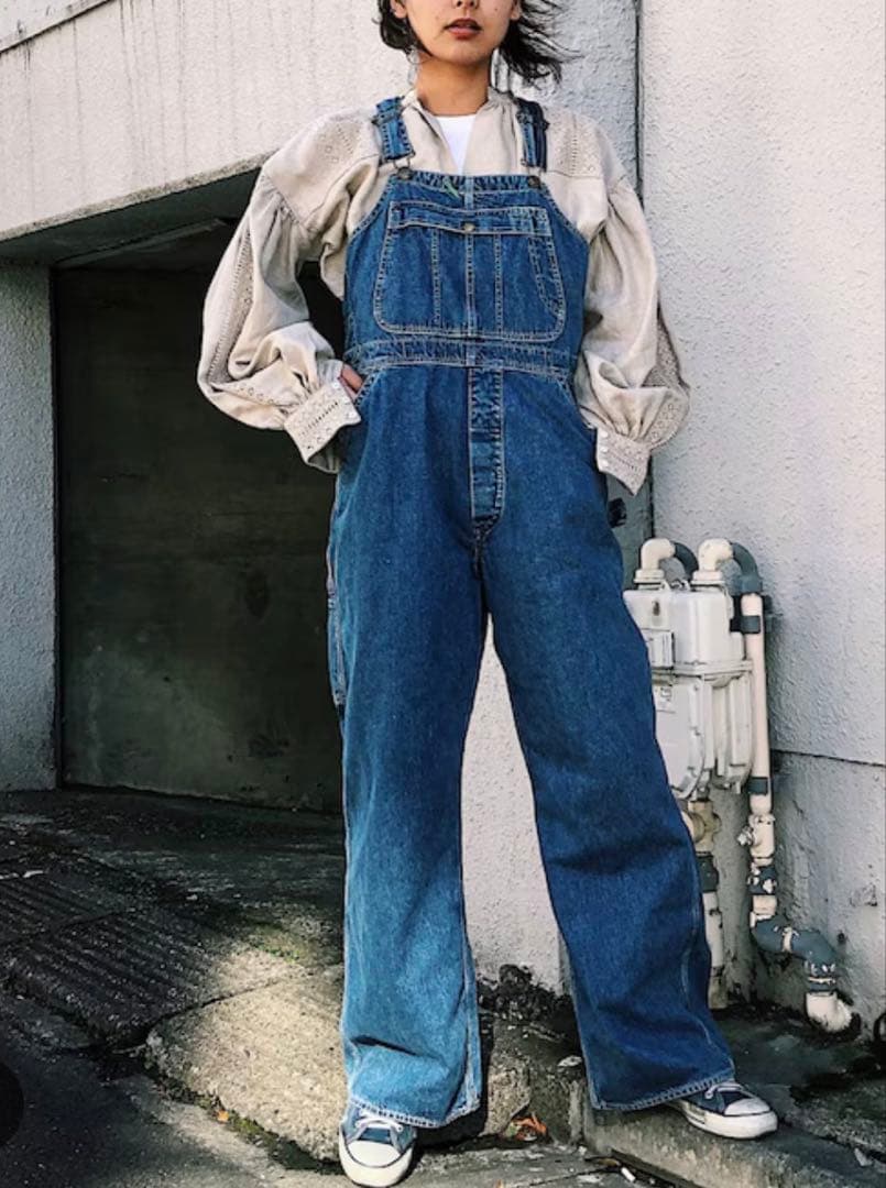 [週末sale]HOLIDAY ホリデイ BIG DENIM OVER-ALL