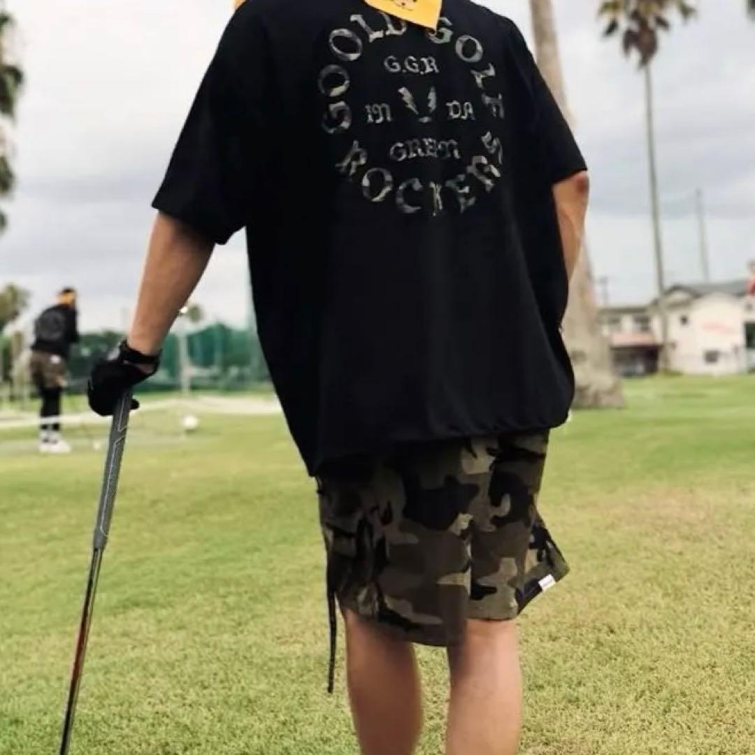 【新品タグ付き】Goold golf rockers 迷彩ショートパンツ　L