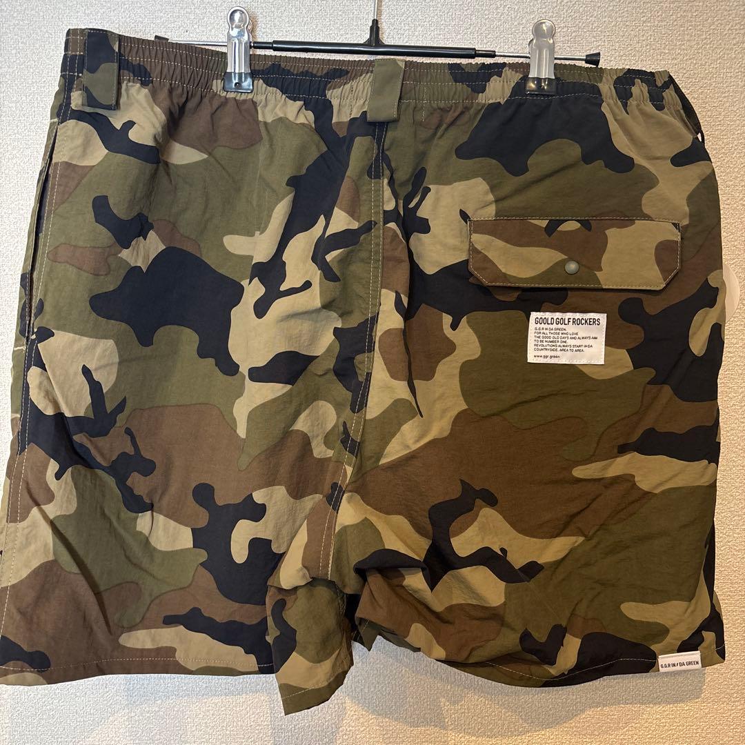 【新品タグ付き】Goold golf rockers 迷彩ショートパンツ　L