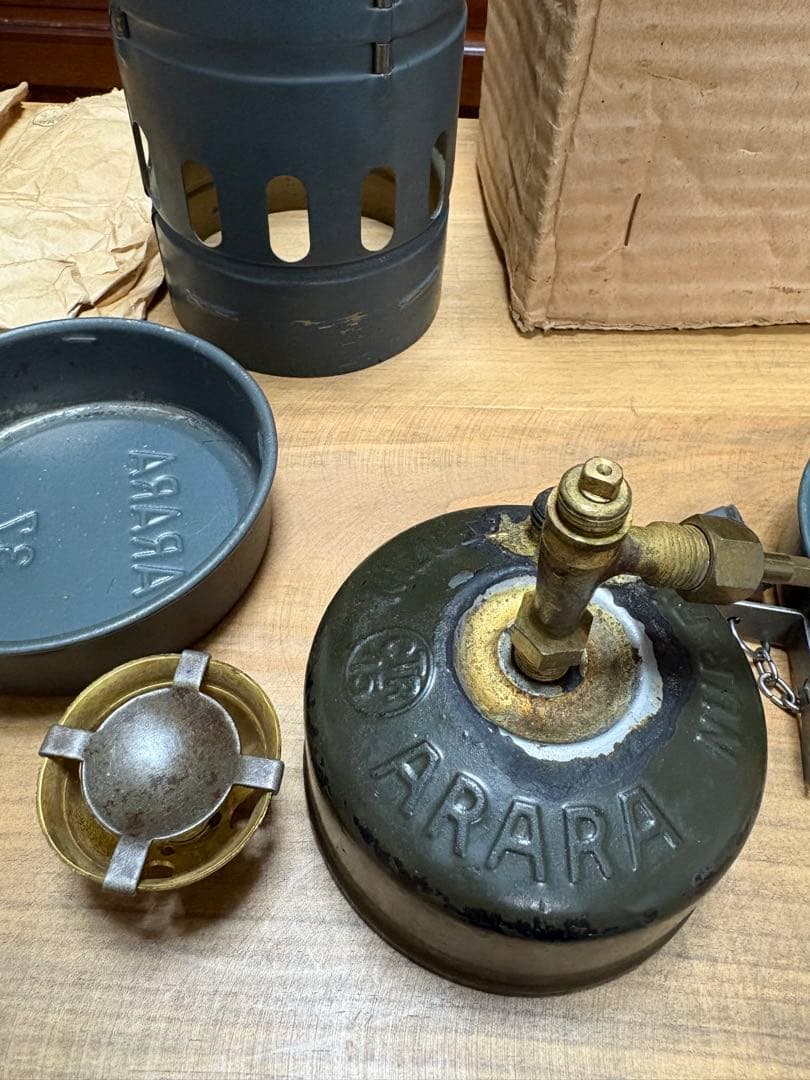 目玉　ARARA37 WW2ドイツ軍分隊ストーブ未点火品