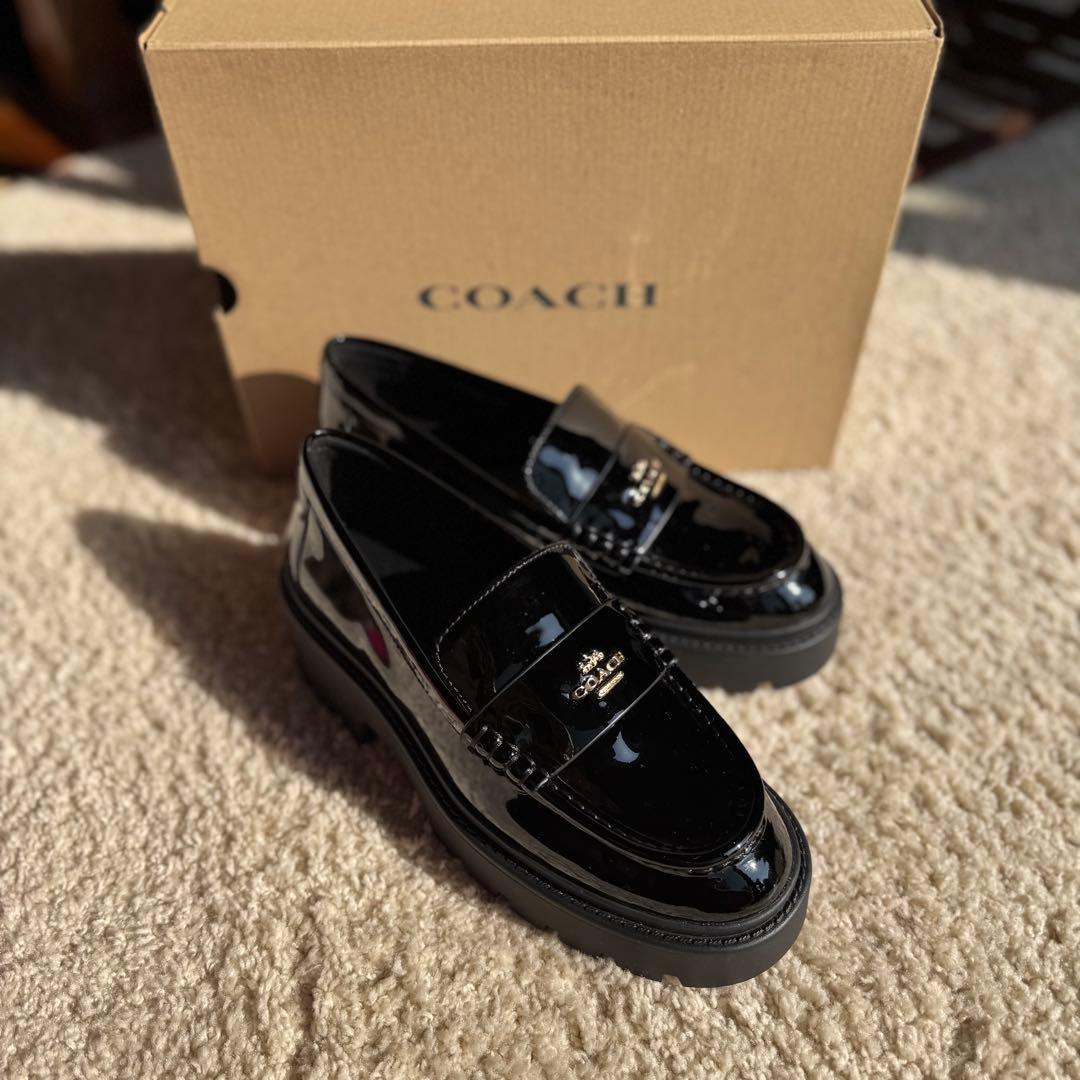 COACH コーチ ルーシー ローファー 厚底