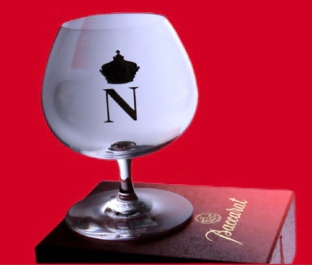✨新品✨BACCARAT ナポレオン ブランデーグラス 王冠とN金彩 箱付