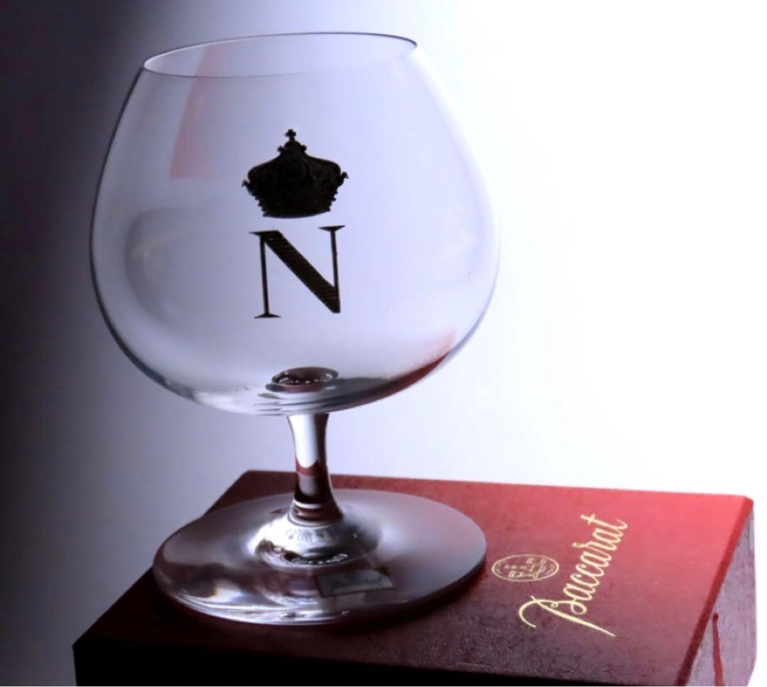 ✨新品✨BACCARAT ナポレオン ブランデーグラス 王冠とN金彩 箱付
