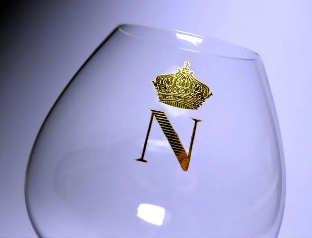✨新品✨BACCARAT ナポレオン ブランデーグラス 王冠とN金彩 箱付
