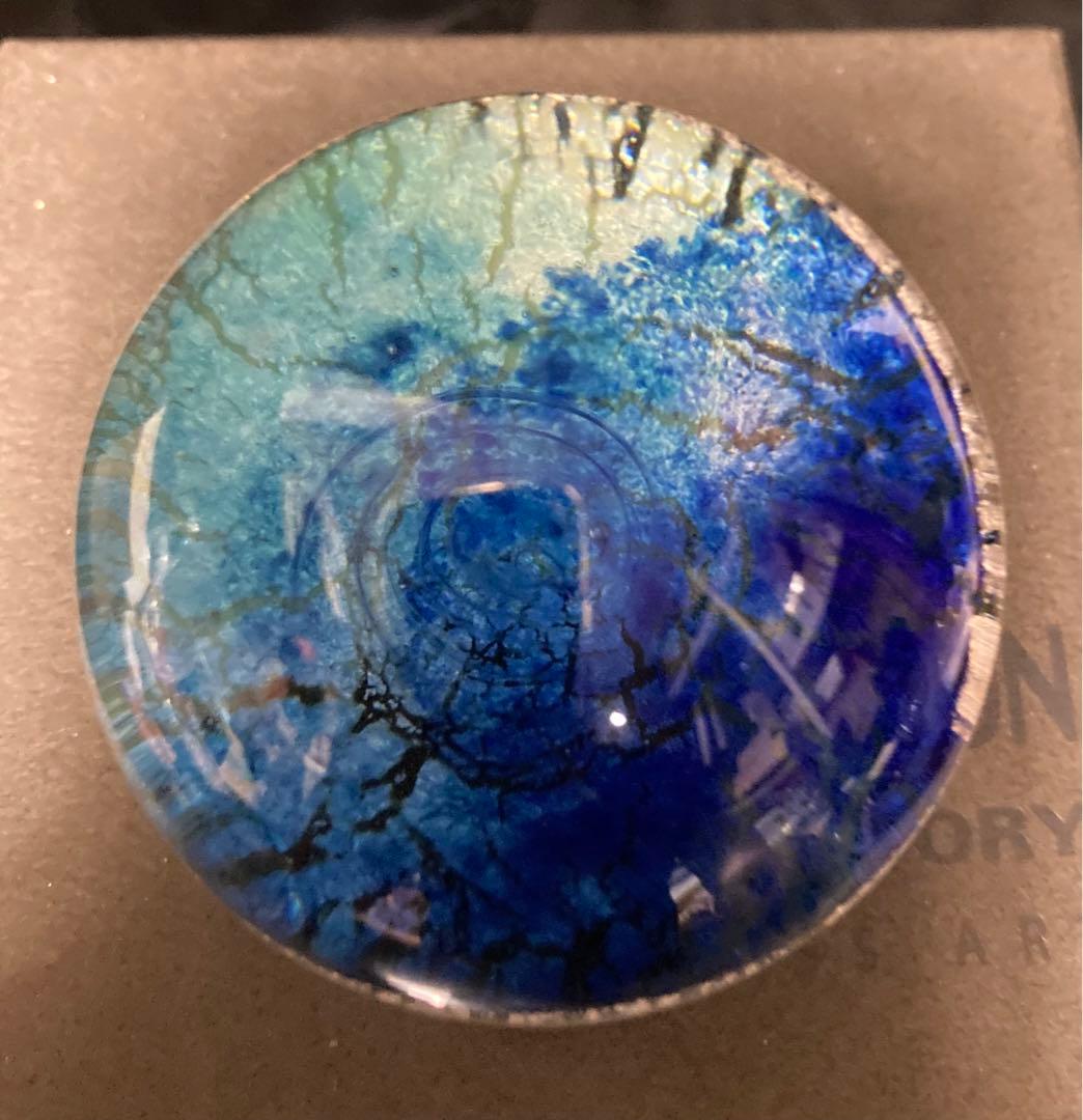 ノグチミエコ 四季球 夏 ◆ ガラス アート オブジェ 【送料無料】