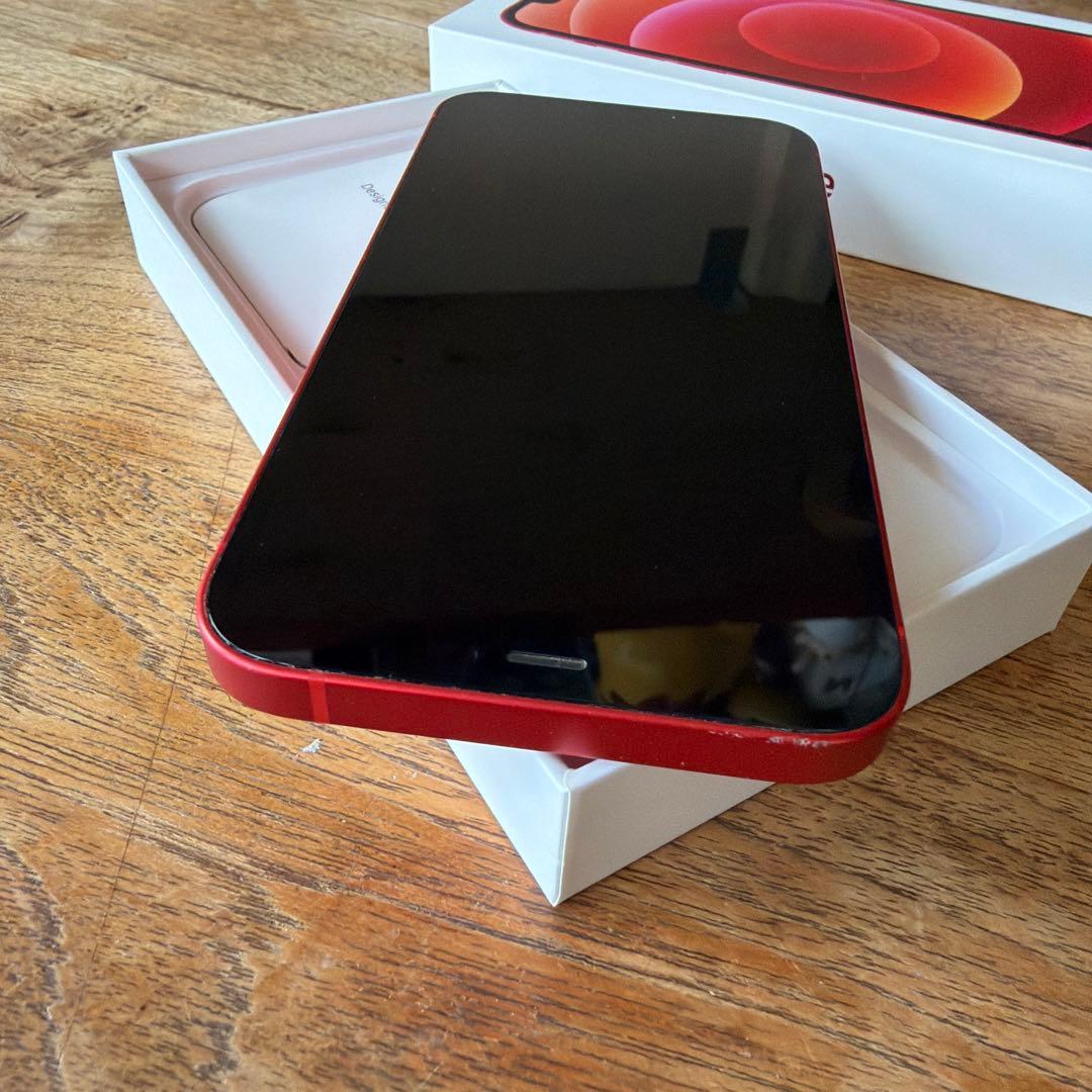 Apple iPhone 12 256GB本体(RED)＋ケーブル