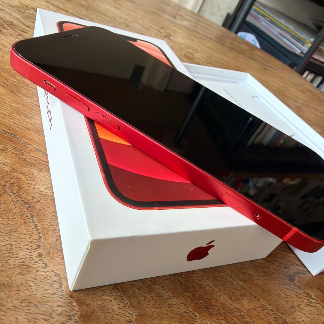 Apple iPhone 12 256GB本体(RED)＋ケーブル