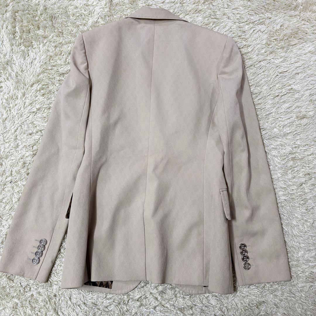 ドルチェ＆ガッバーナ ドルガバ ロゴ金具 レオパード テーラードジャケット