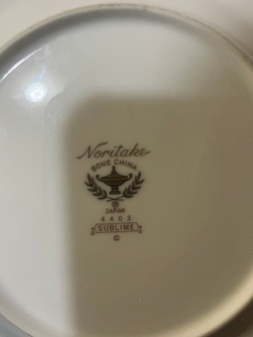 ノリタケ SUBLIME サブライム 皿6枚 17cm