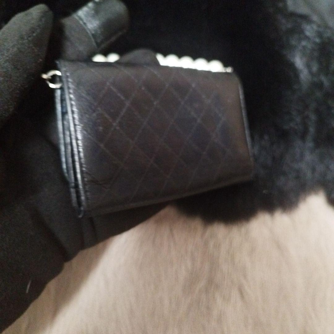 CHANEL ブラック　キーケース