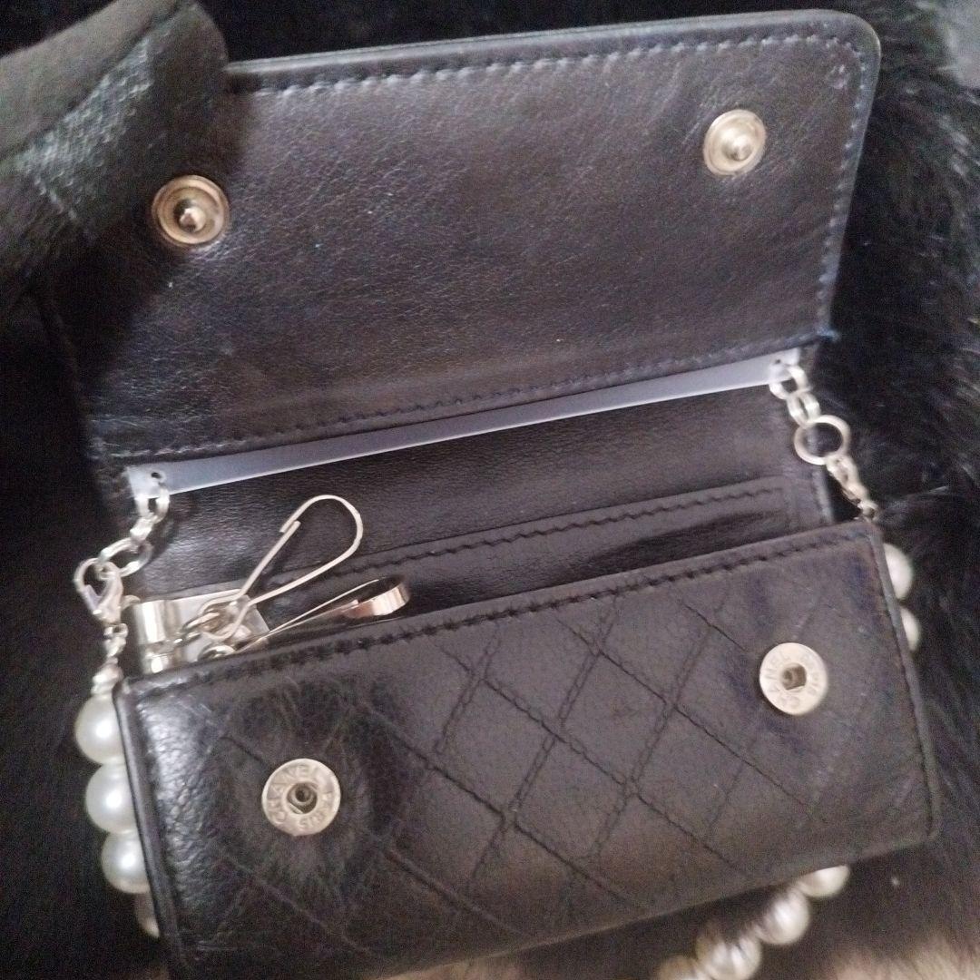 CHANEL ブラック　キーケース
