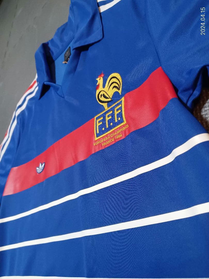 1984年　EURO　フランス大会　フランス代表　プラティニ　復刻　ユニフォーム