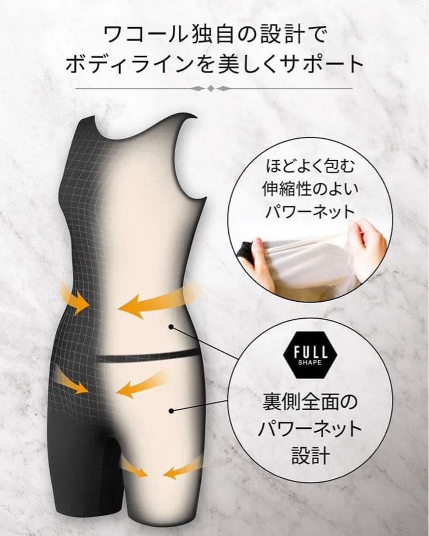 ワコールスイムウェア　セパレート水着 3分丈　SWS732 17LL