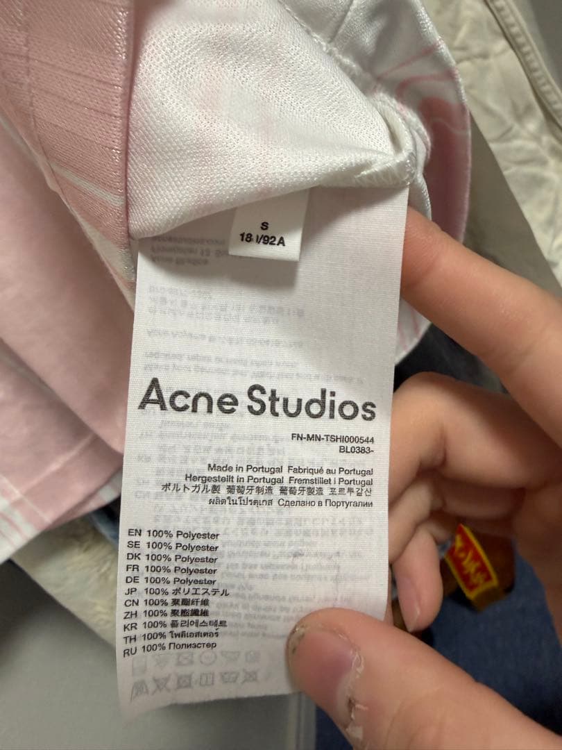 トップス Acne studios Logo Long Sleeve Jersey S