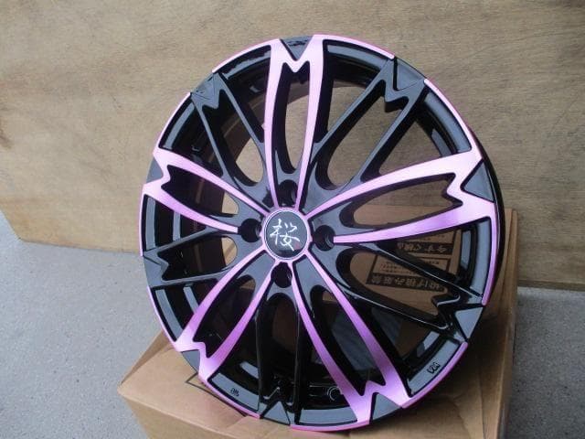 送料込み◇和道　桜　17×6J　100-4H　4本　コンパクトカー・軽自動車