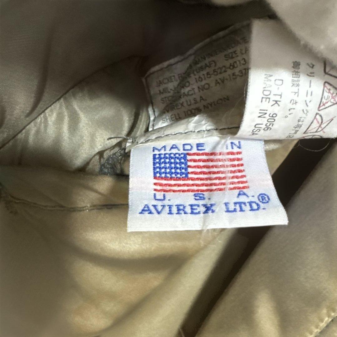 ツ*ヨ様 AVIREX アヴィレックスMA-1フライトジャケットXLベトナム戦争