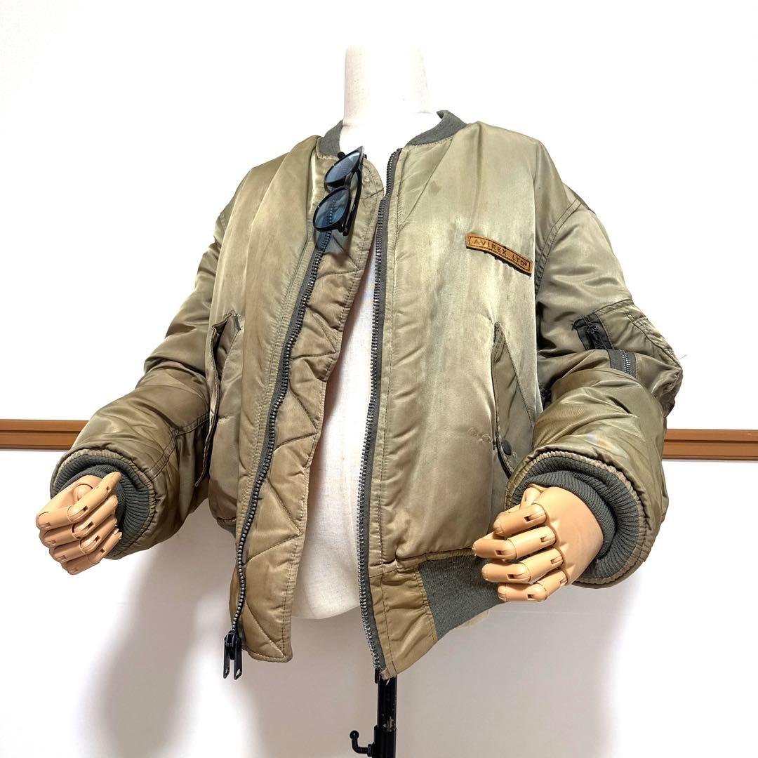 ツ*ヨ様 AVIREX アヴィレックスMA-1フライトジャケットXLベトナム戦争