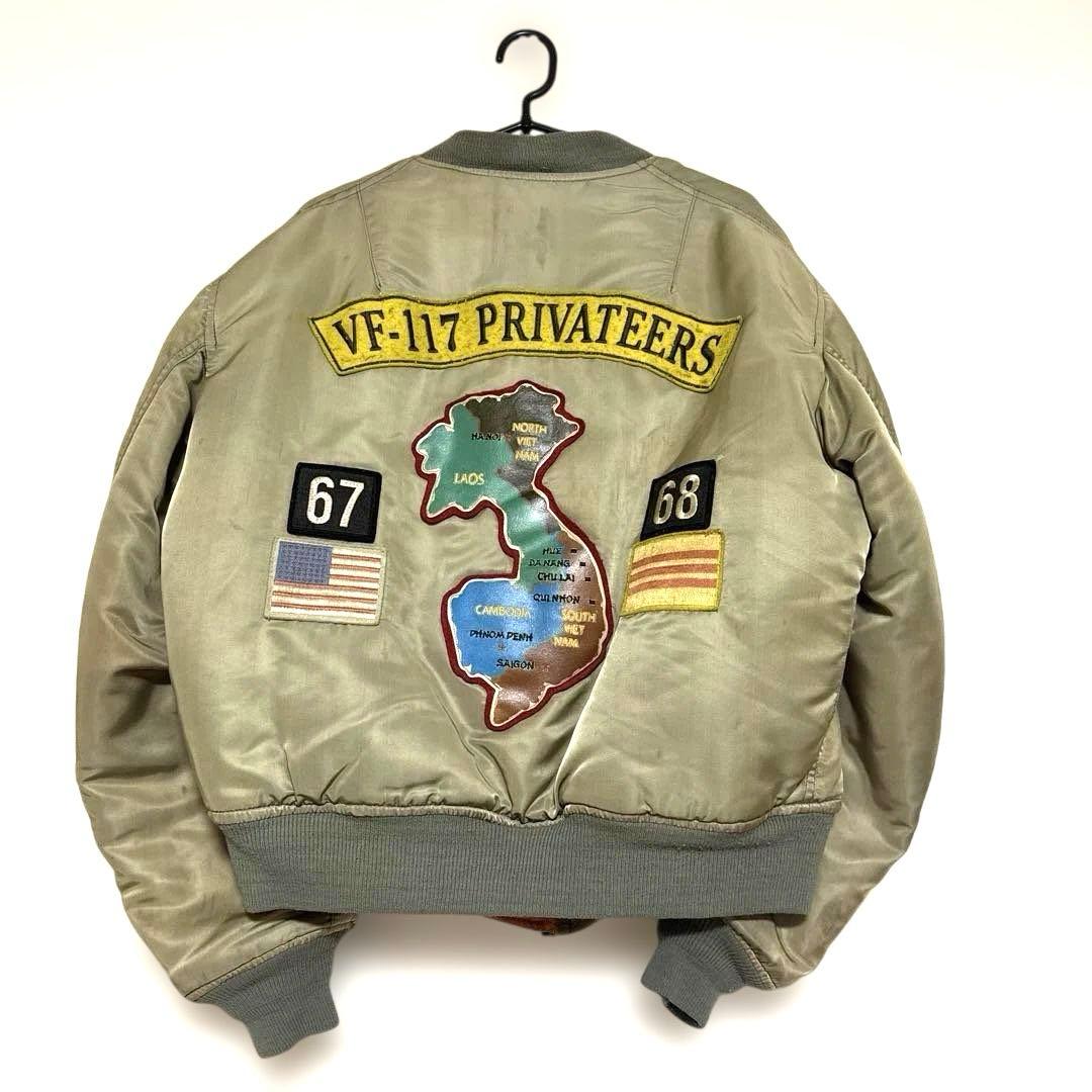 ツ*ヨ様 AVIREX アヴィレックスMA-1フライトジャケットXLベトナム戦争