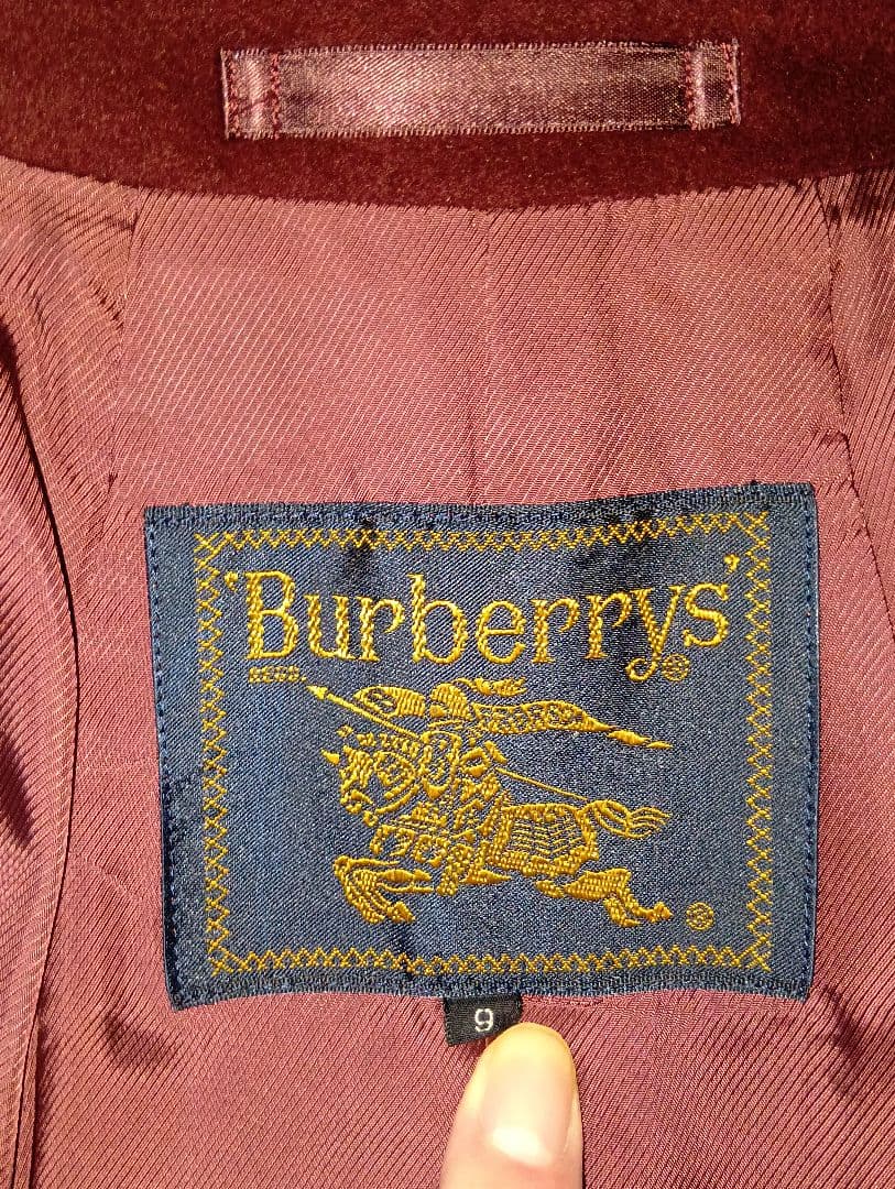 【特価中】【金タグ】未着用Burberry'sアンゴラ100%コート9AR