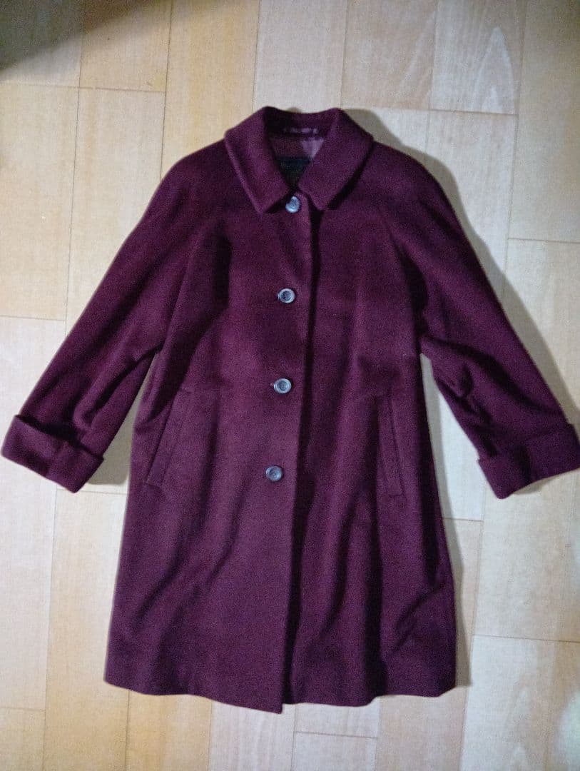 【特価中】【金タグ】未着用Burberry'sアンゴラ100%コート9AR