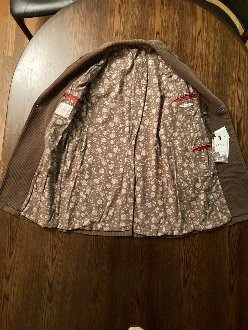 AT.P.CO新品未使用タグ付コーデュロイチェスターコートmadeinITALY