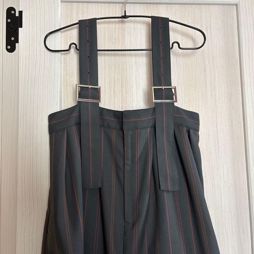 UN3D. ストライプ柄サロペット アンスリード　オールインワン