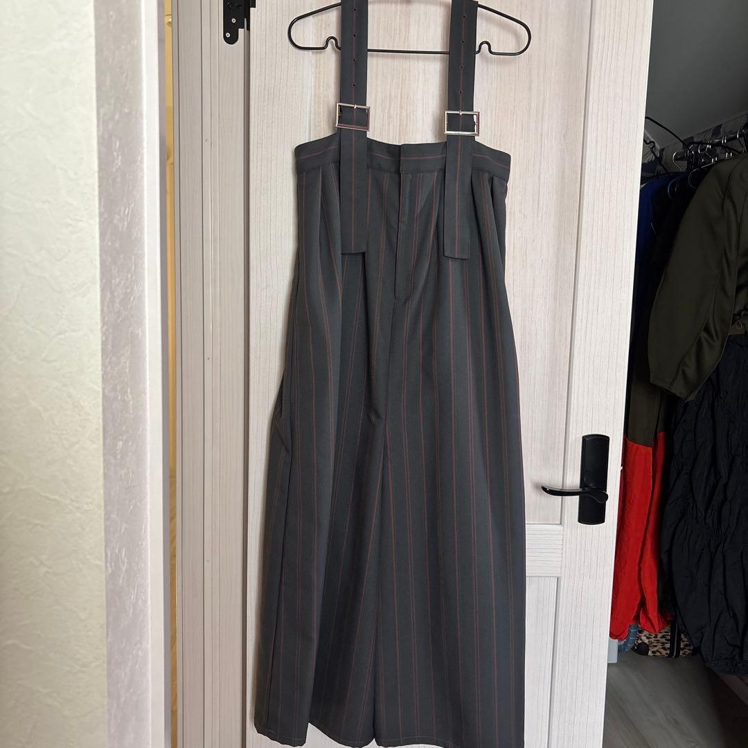 UN3D. ストライプ柄サロペット アンスリード　オールインワン