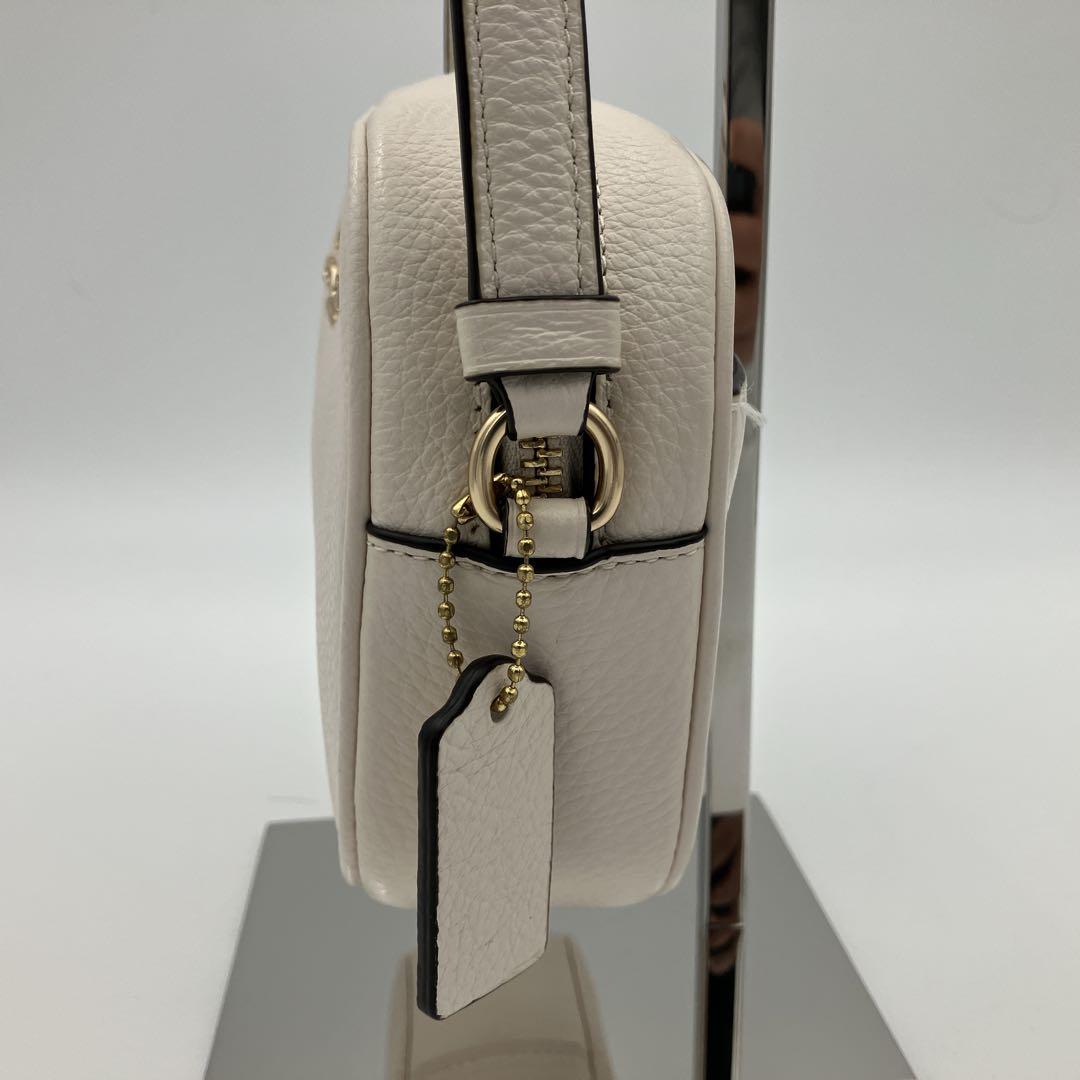 COACH コーチ　ショルダーバッグ　カメラ　ミニ ジェイミー 白