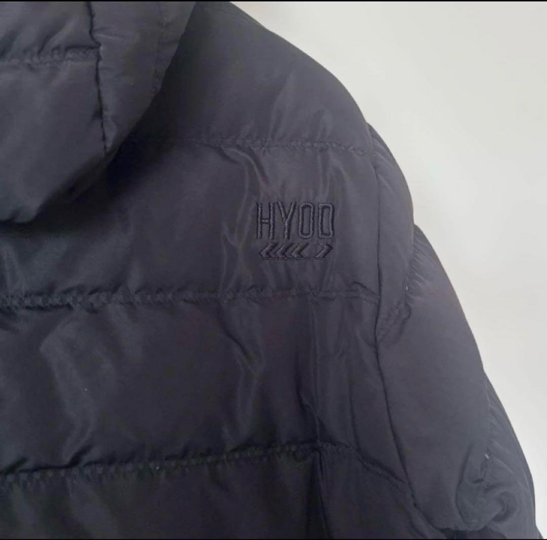 HYOD ヒョウドウ　ダウンジャケット　ブラック　オレンジ　サイズL