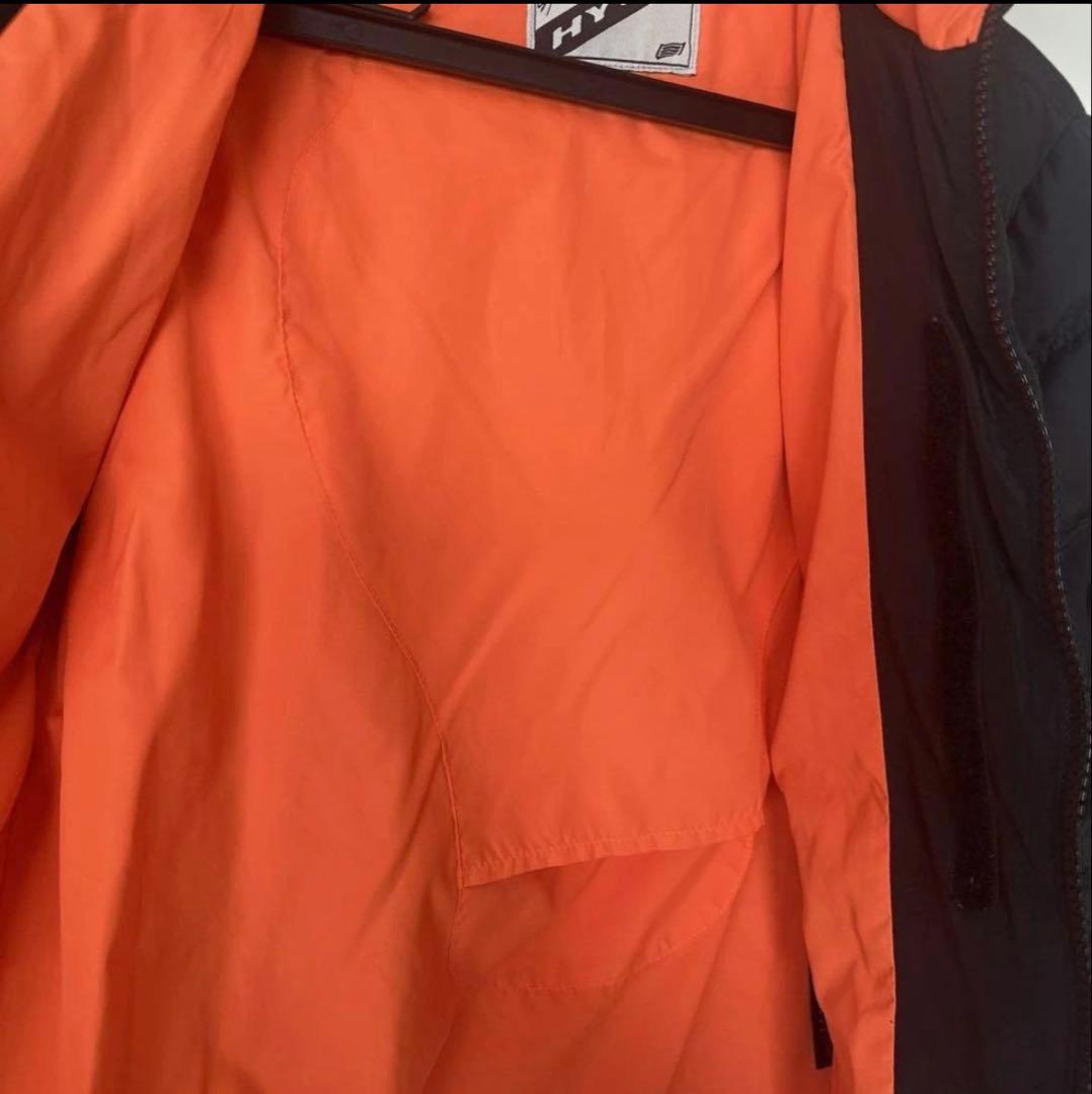 HYOD ヒョウドウ　ダウンジャケット　ブラック　オレンジ　サイズL