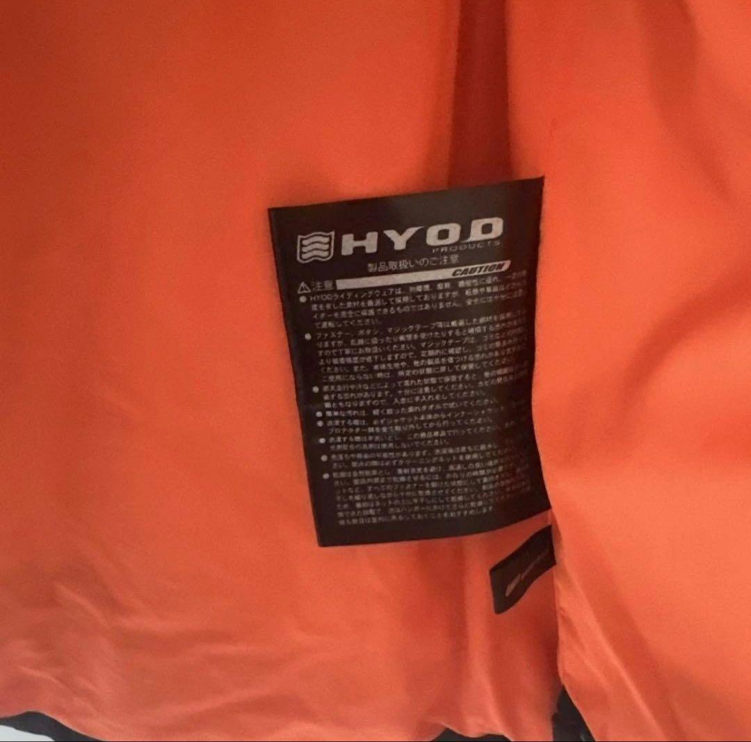 HYOD ヒョウドウ　ダウンジャケット　ブラック　オレンジ　サイズL