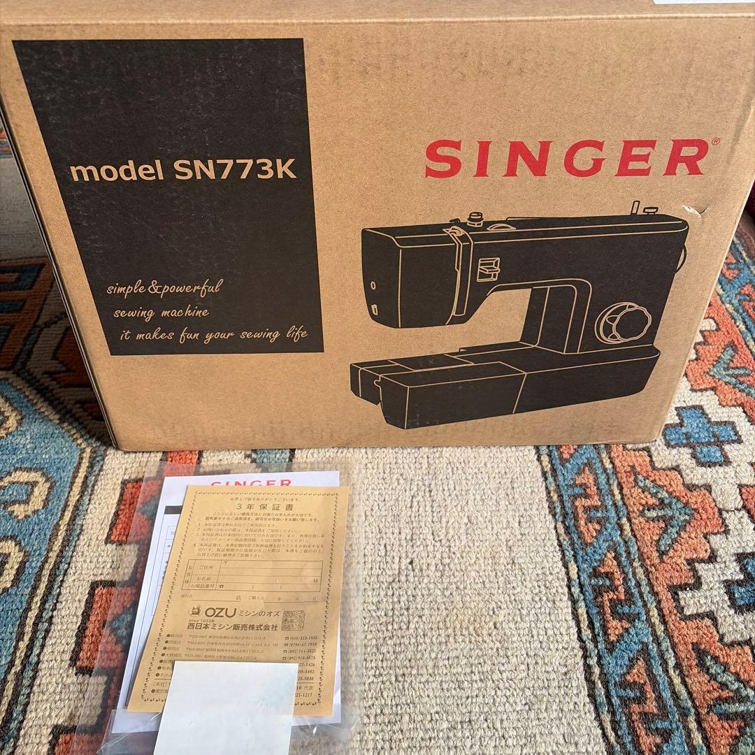 SINGER シンガー 電動ミシン　SN773K