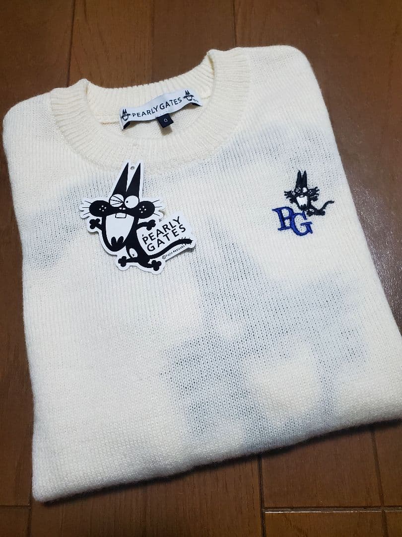 【新品未使用】パーリーゲイツ　ニャロメ　ニットセーター　Sサイズ