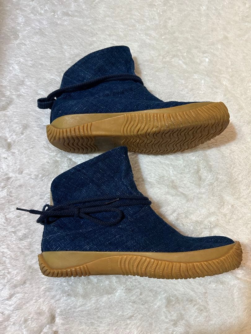 希少 USAATO spingle move 手紡ぎ ミドルカットシューズ