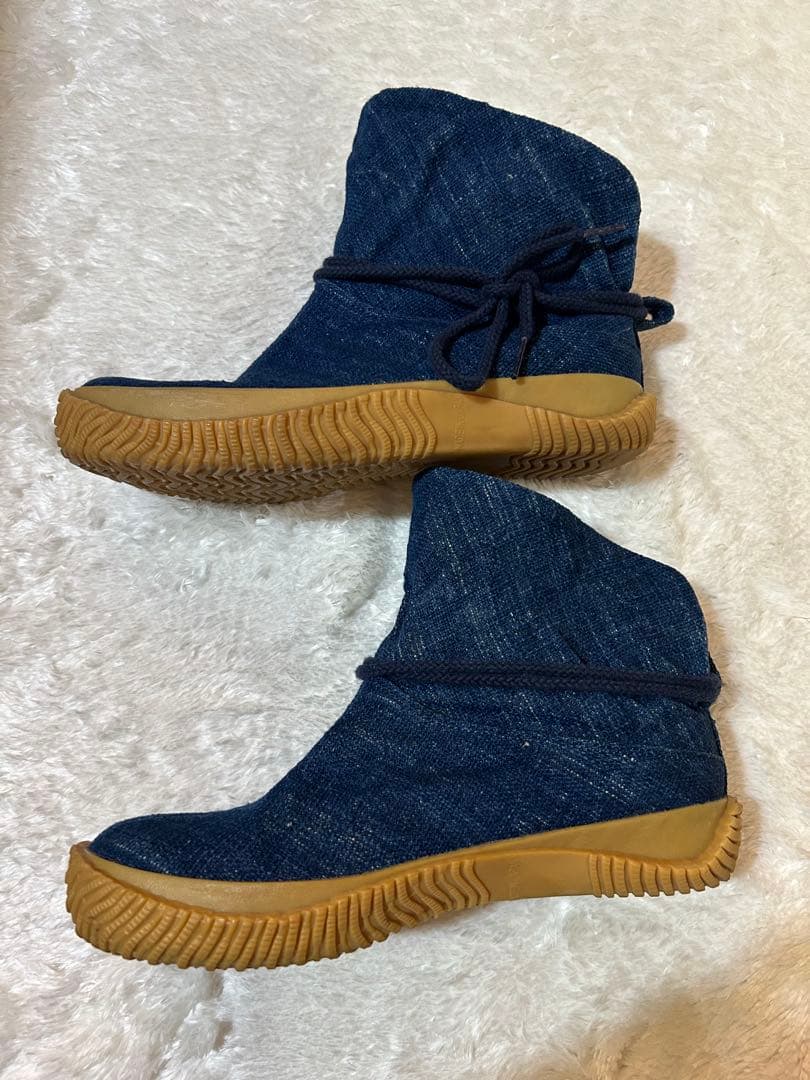 希少 USAATO spingle move 手紡ぎ ミドルカットシューズ