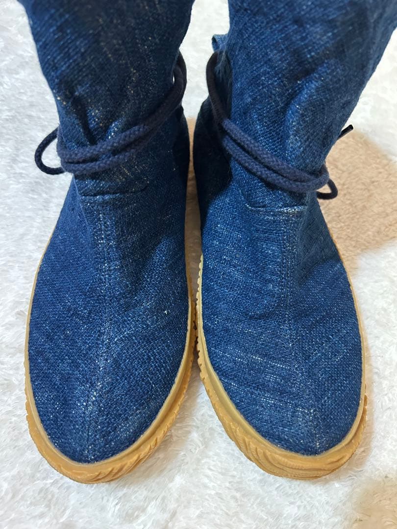 希少 USAATO spingle move 手紡ぎ ミドルカットシューズ