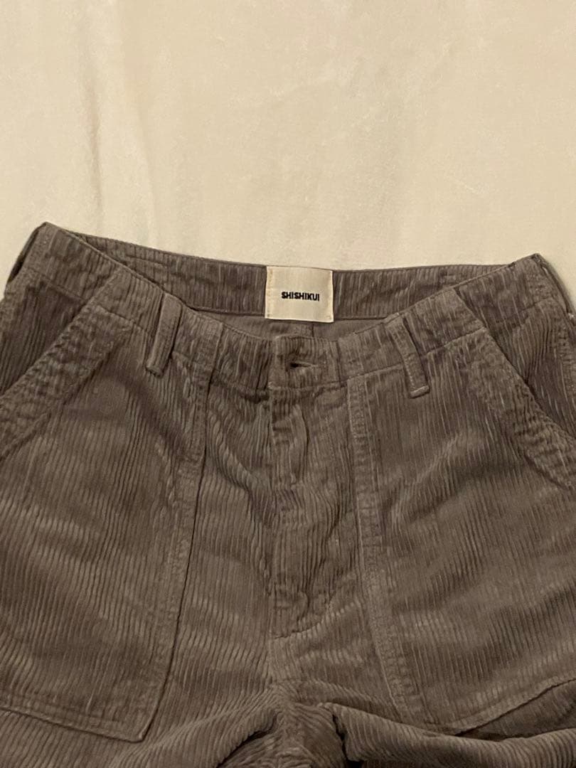 SHISHIKUI CORDUROY BAKER パンツBROWN 34