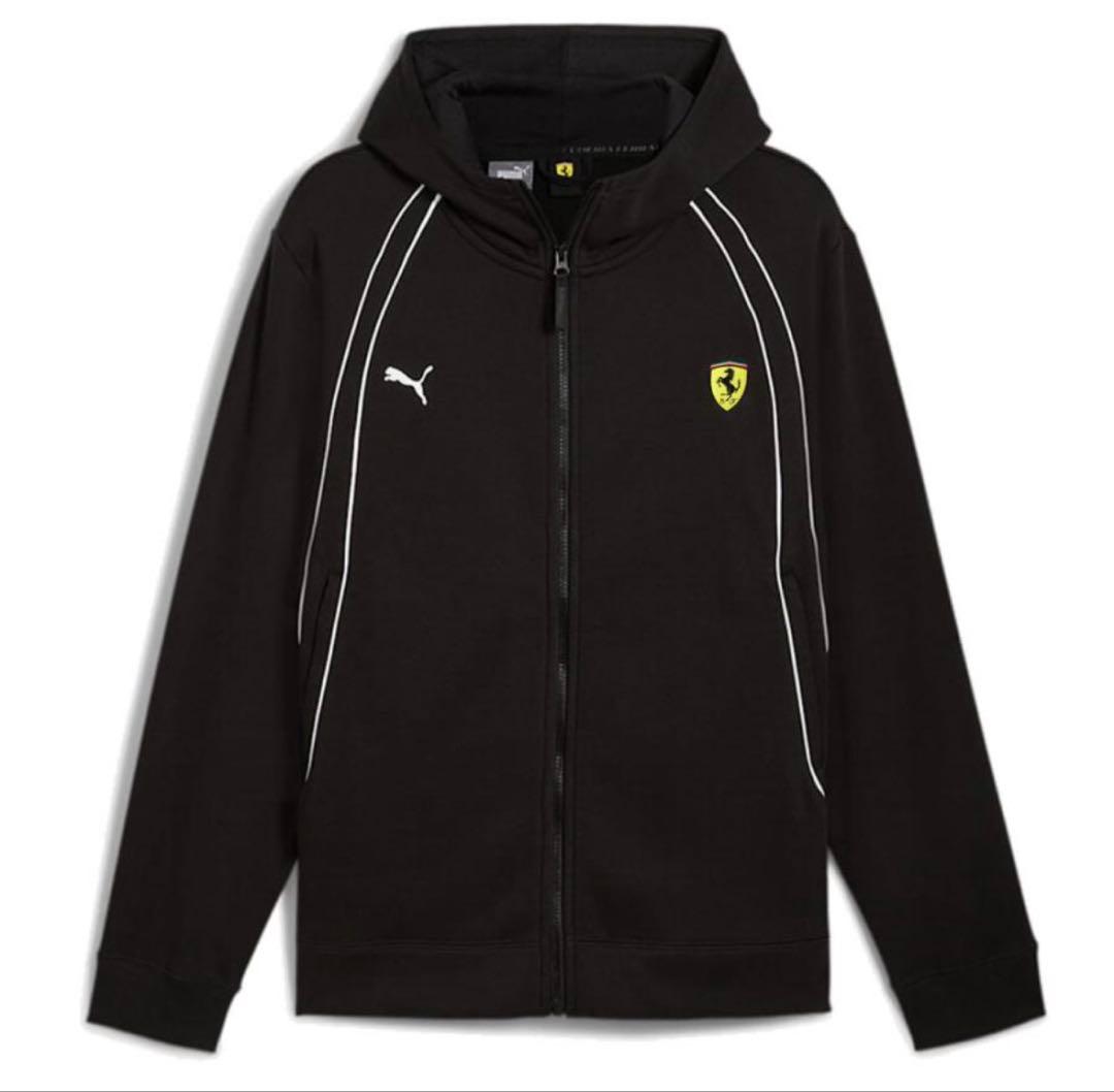PUMA SCUDERIA FERRARIジャージ上のみSサイズ ブラック