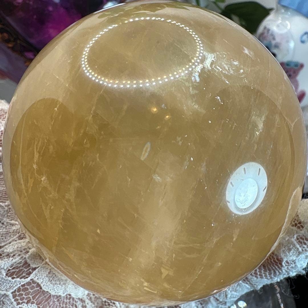 ゴールデンカルサイトスフィアBIGサイズ♡No.2279 1kg