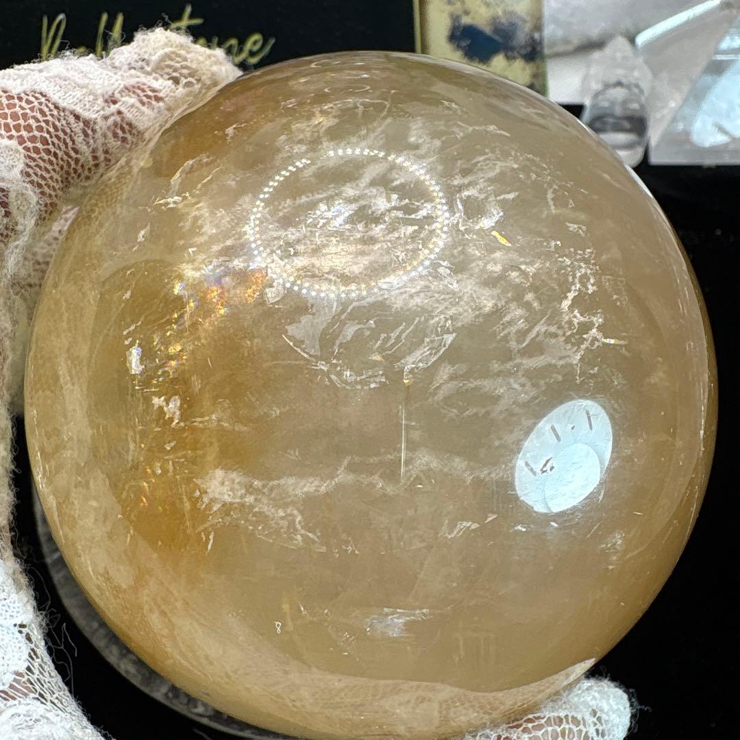 ゴールデンカルサイトスフィアBIGサイズ♡No.2279 1kg