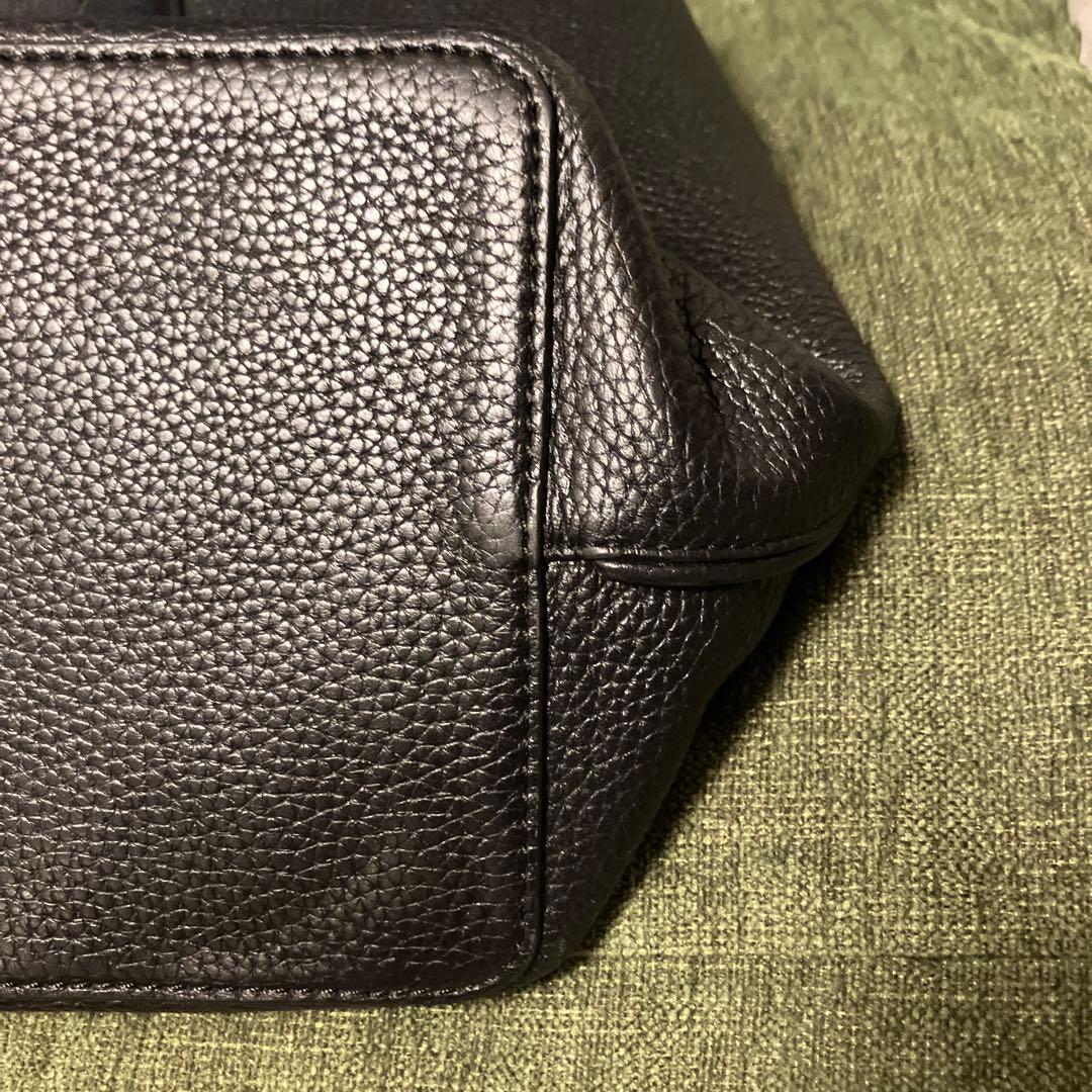 【美品】Tory Burch ブラックトートバッグ