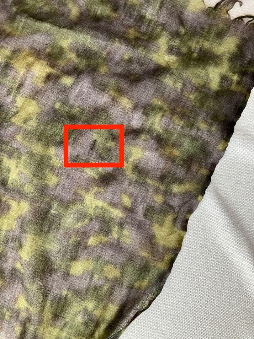 最終セール！DRIES VAN NOTEN カモフラージュ大判ストール