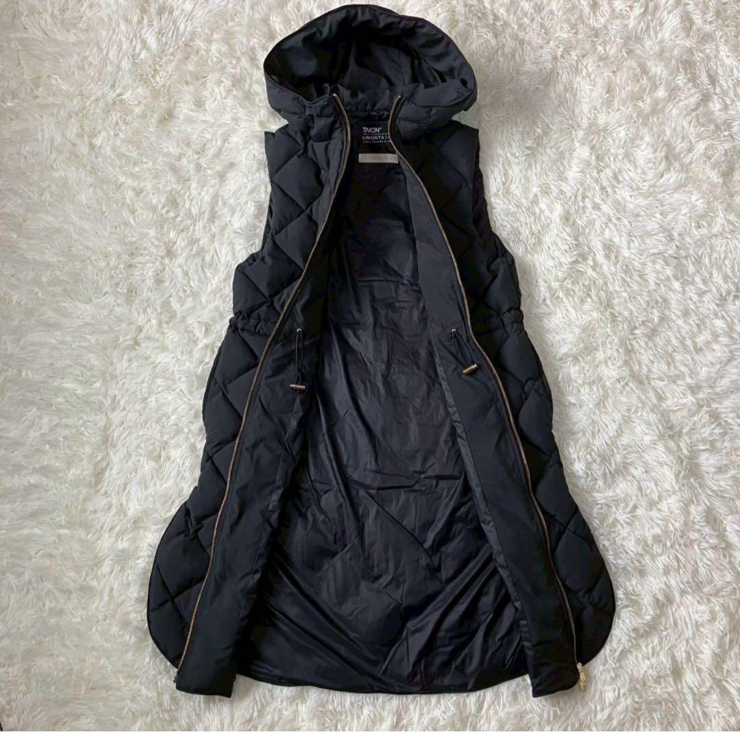 TAION UNFILOコラボ　ダウンベスト　キンティング　ダウンコート　フード