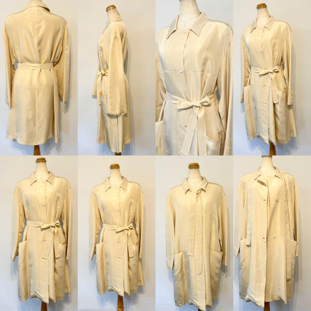 FENDI フェンディ　アセテート✖️シルク　スプリングコート　46 ヴィンテージ