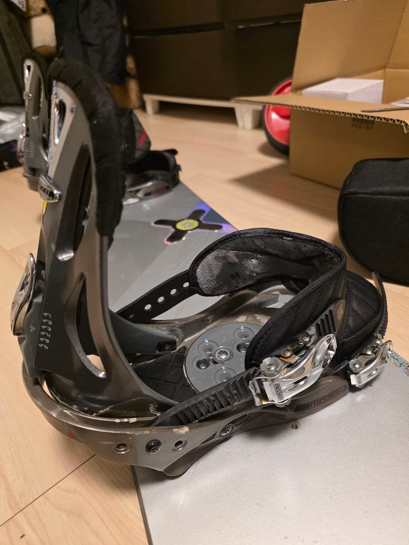 BURTON CUSTOM X 160 バインディングつき