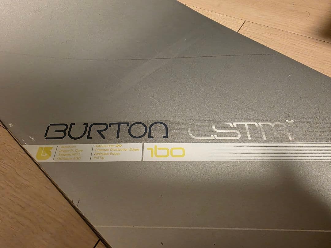 BURTON CUSTOM X 160 バインディングつき