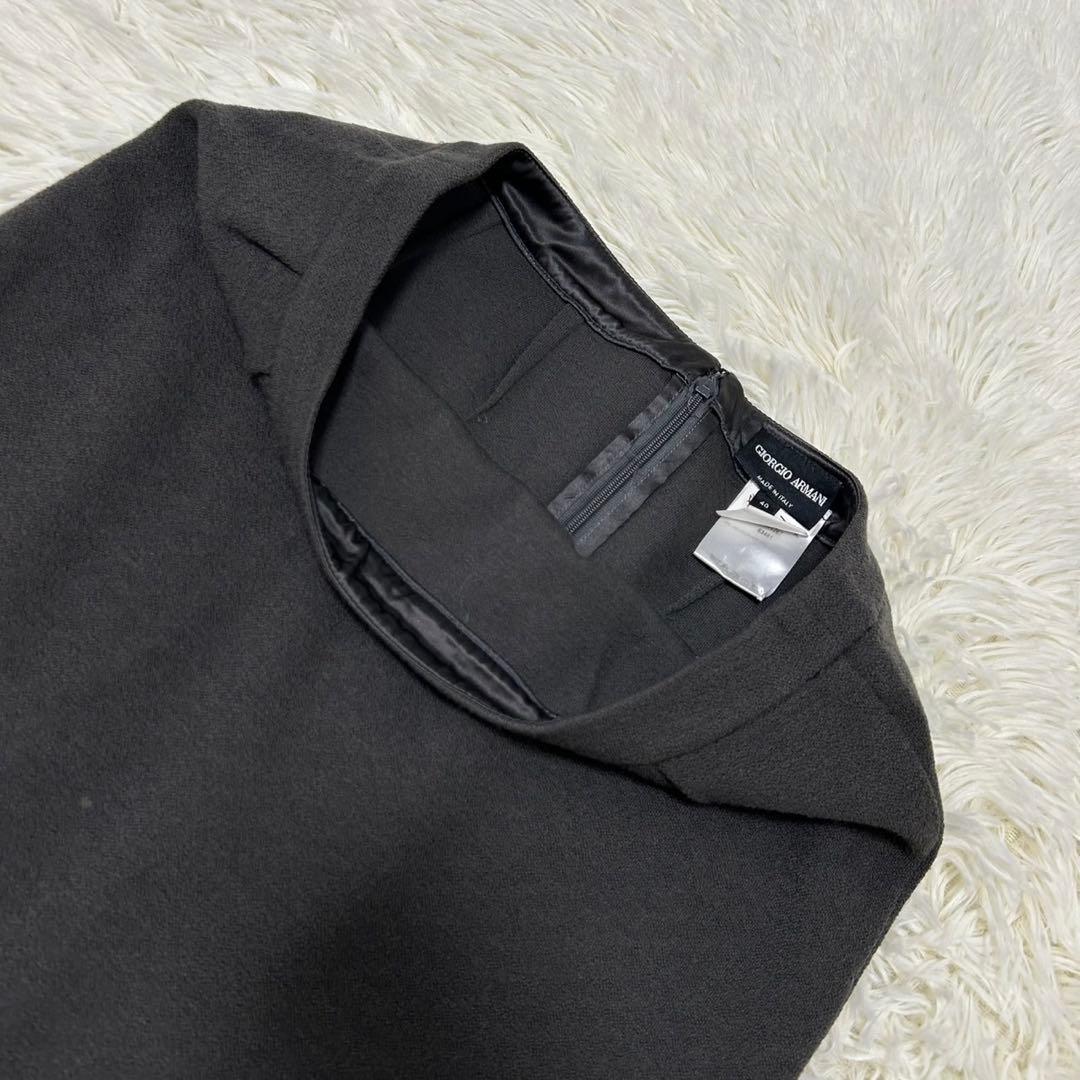 【極美品】ジョルジオアルマーニ セットアップスーツ フォーマル ビジネス 黒