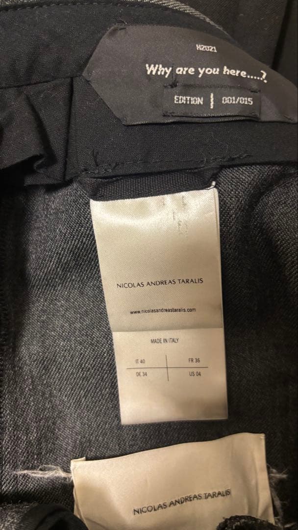 パンツ NICOLAS ANDREAS TARALIS flare slacks